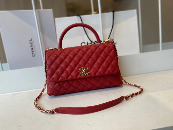 CHANEL LARGE FLAP BAG WITH TOP HANDLE WellDesigned 1026 - Image 9
