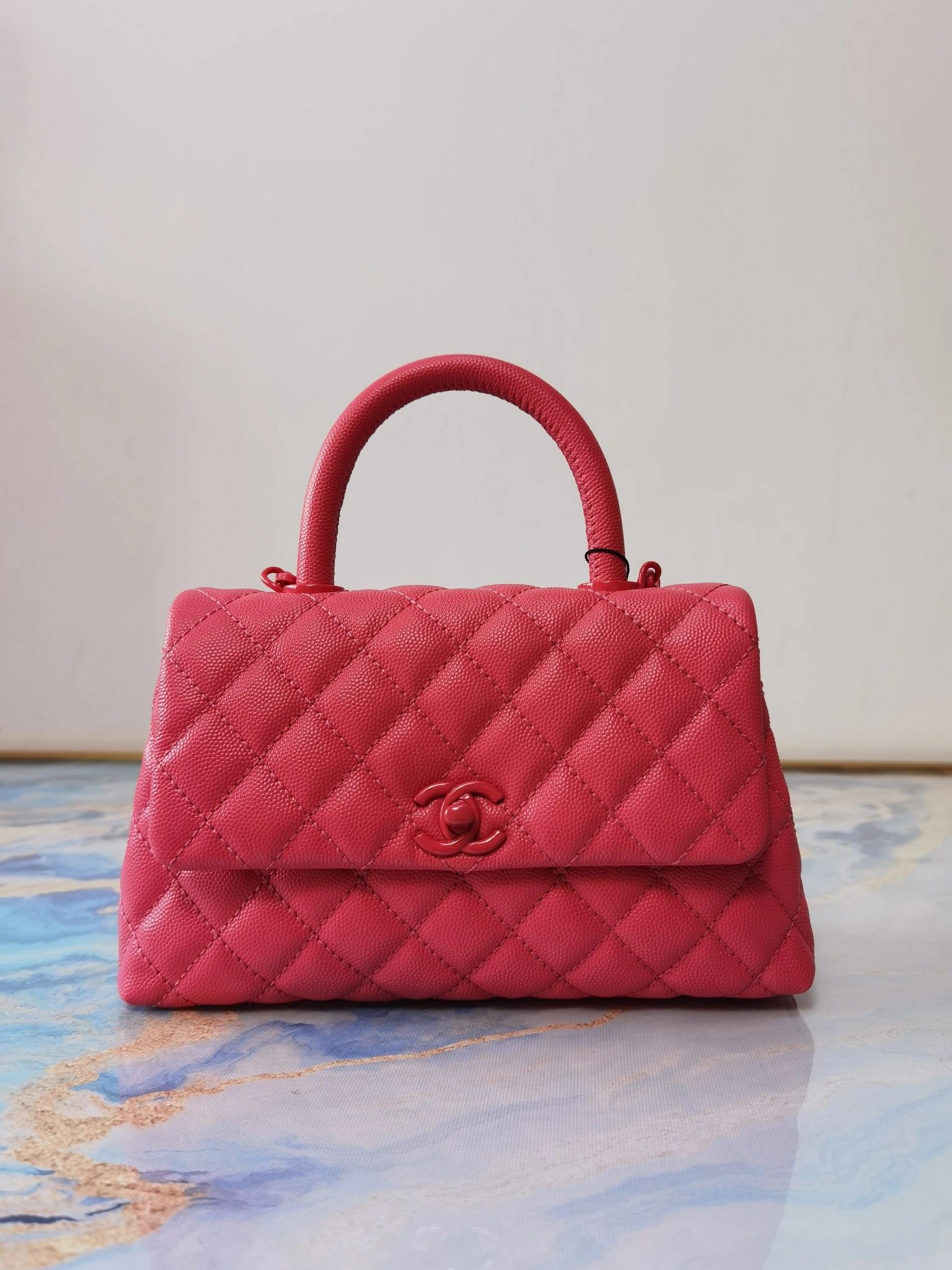 CHANEL FLAP BAG WITH TOP HANDLE HighQuality 1033 - Image 3