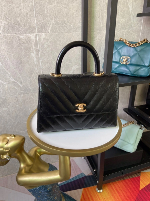 CHANEL COCO HANDLE BAG NewStyle 1045 - Image 6