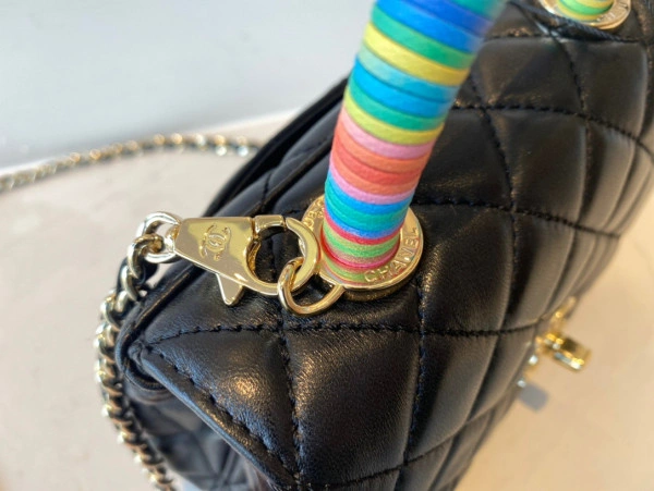 HighQuality CHANEL MINI FLAP BAG WITH TOP HANDLE 1027 - Image 5