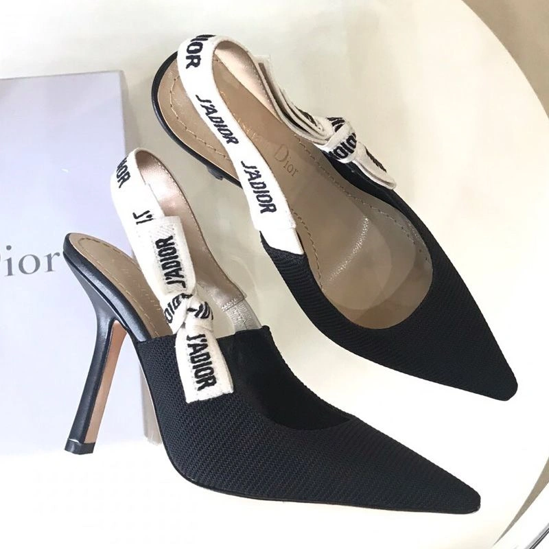 Affordable 7362 J'Adior Slingback Pumps Women Technical Fabric Black - Image 3