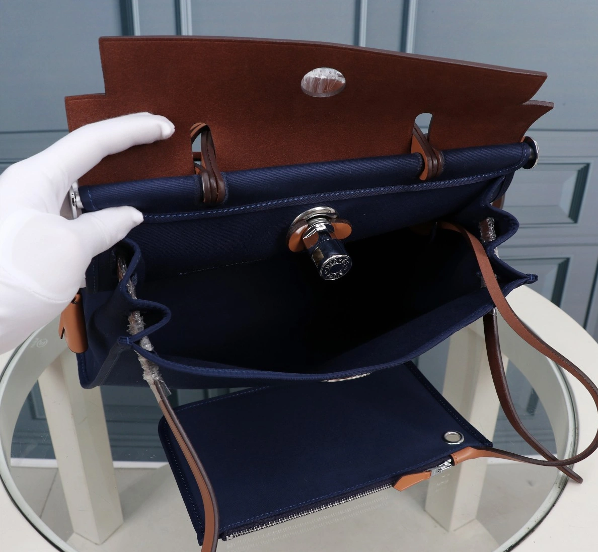 Breathable 2734 Hermes AAA Quality Handbags For Women - Image 8