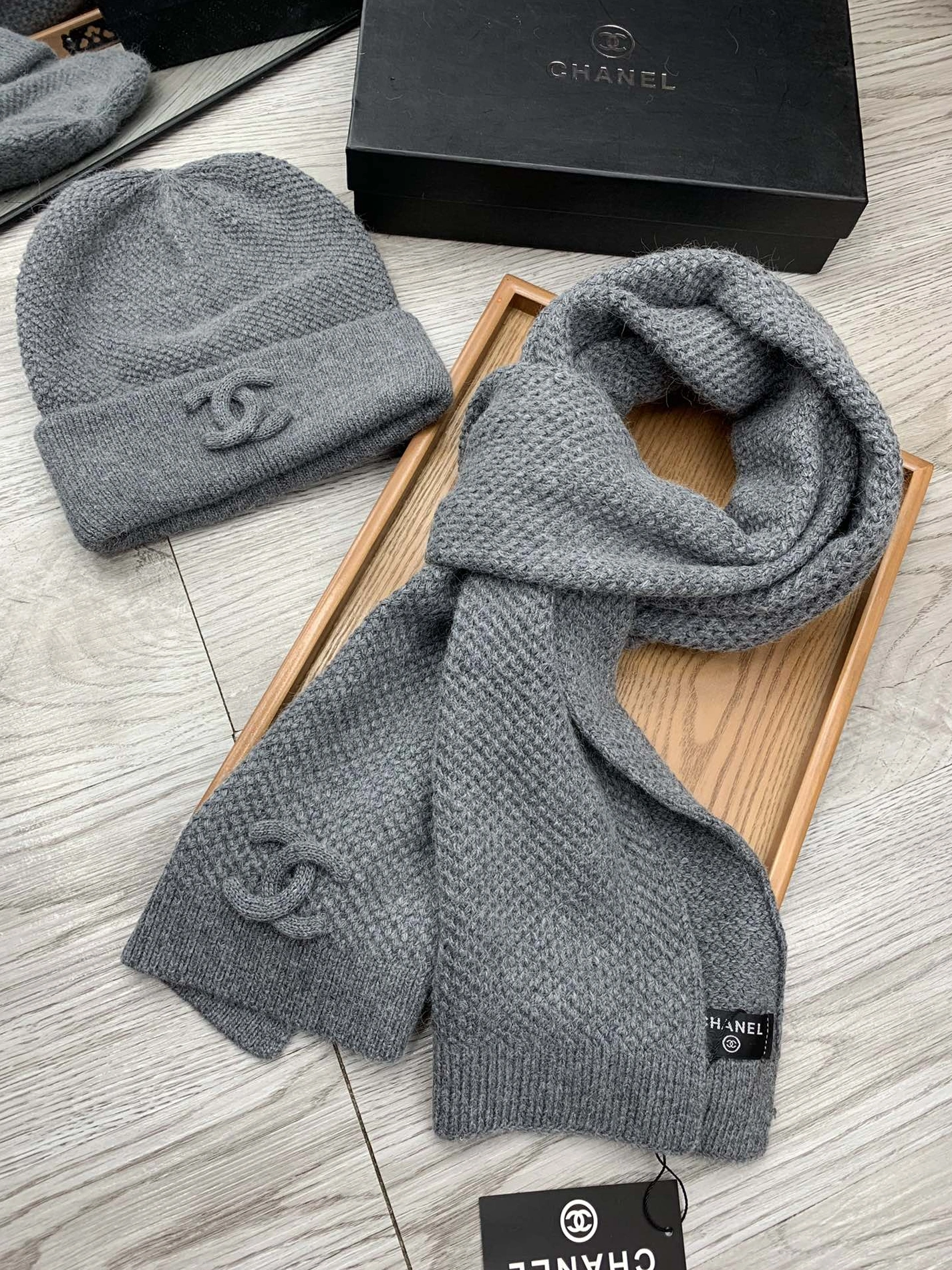 Chanel Hat and Scarf Set SportInspired 6211