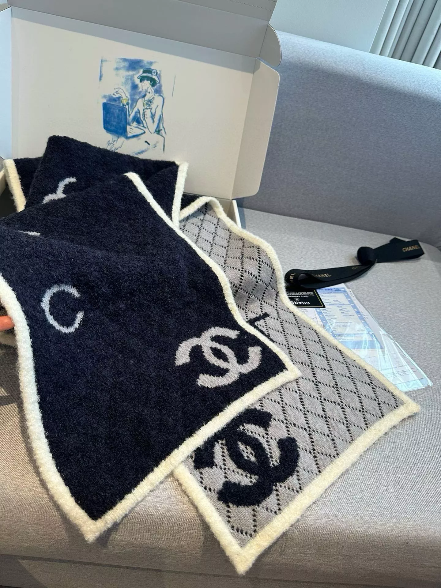 Chanel Scarves For Women Sleek 1535 - Image 4