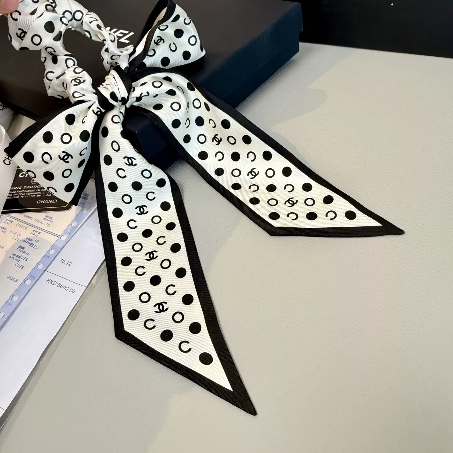 Chanel Silk Scarf Comfortable 9813 - Image 3