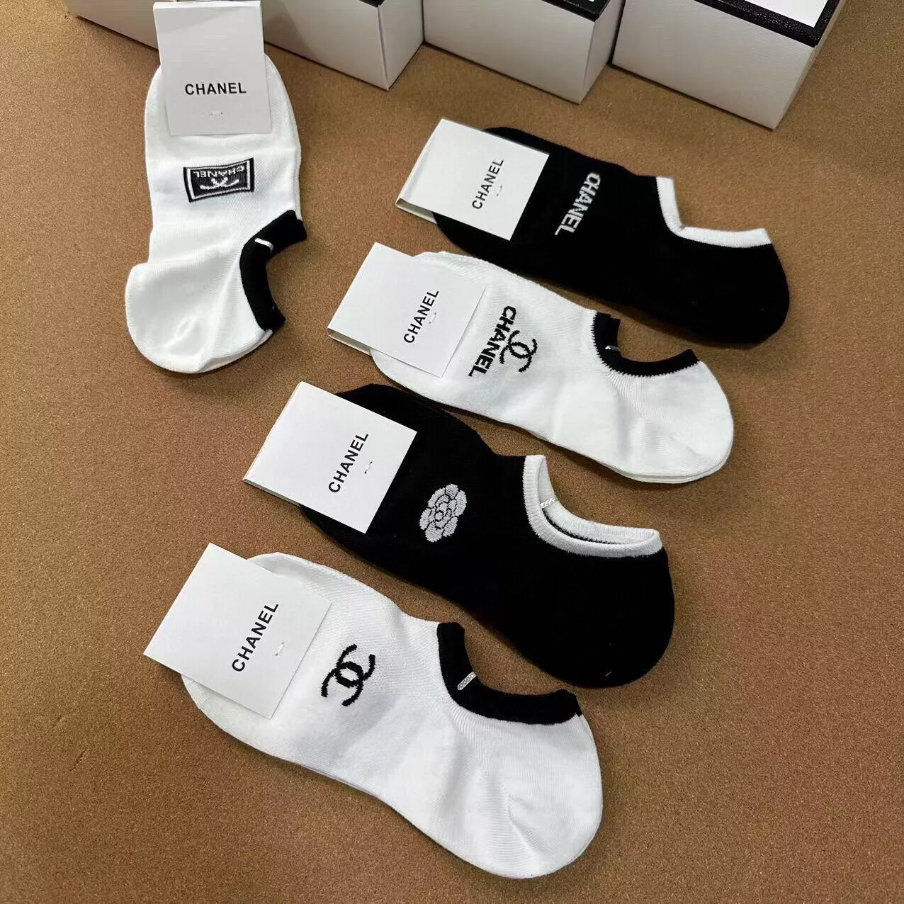 Chanel Socks For Women Bright 4042 - Image 5