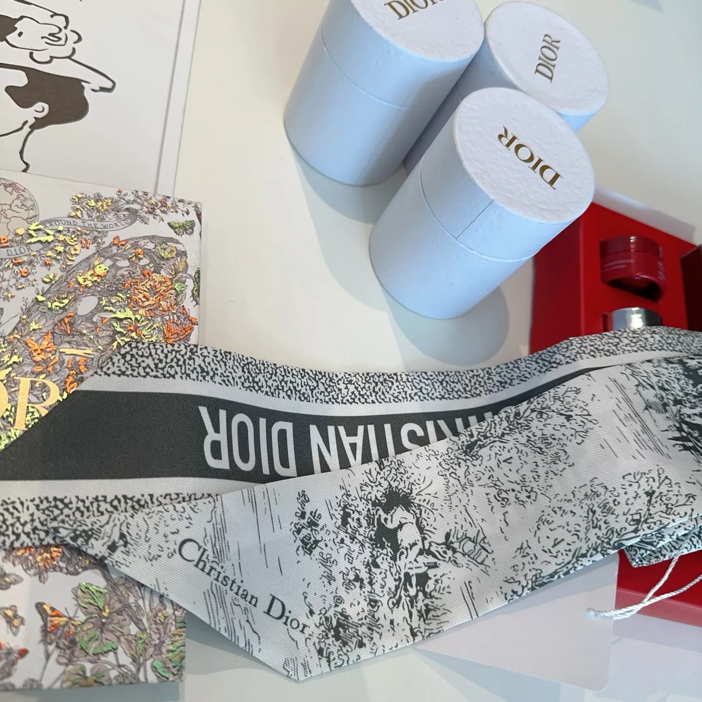 Christian Dior Silk Scarf Unique 412