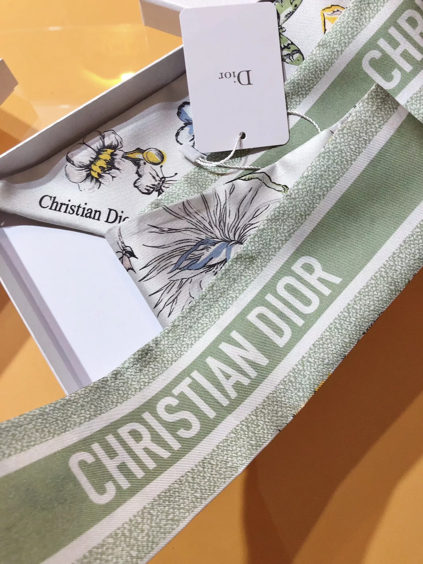 Classic 4206 Christian Dior Silk Scarf - Image 5