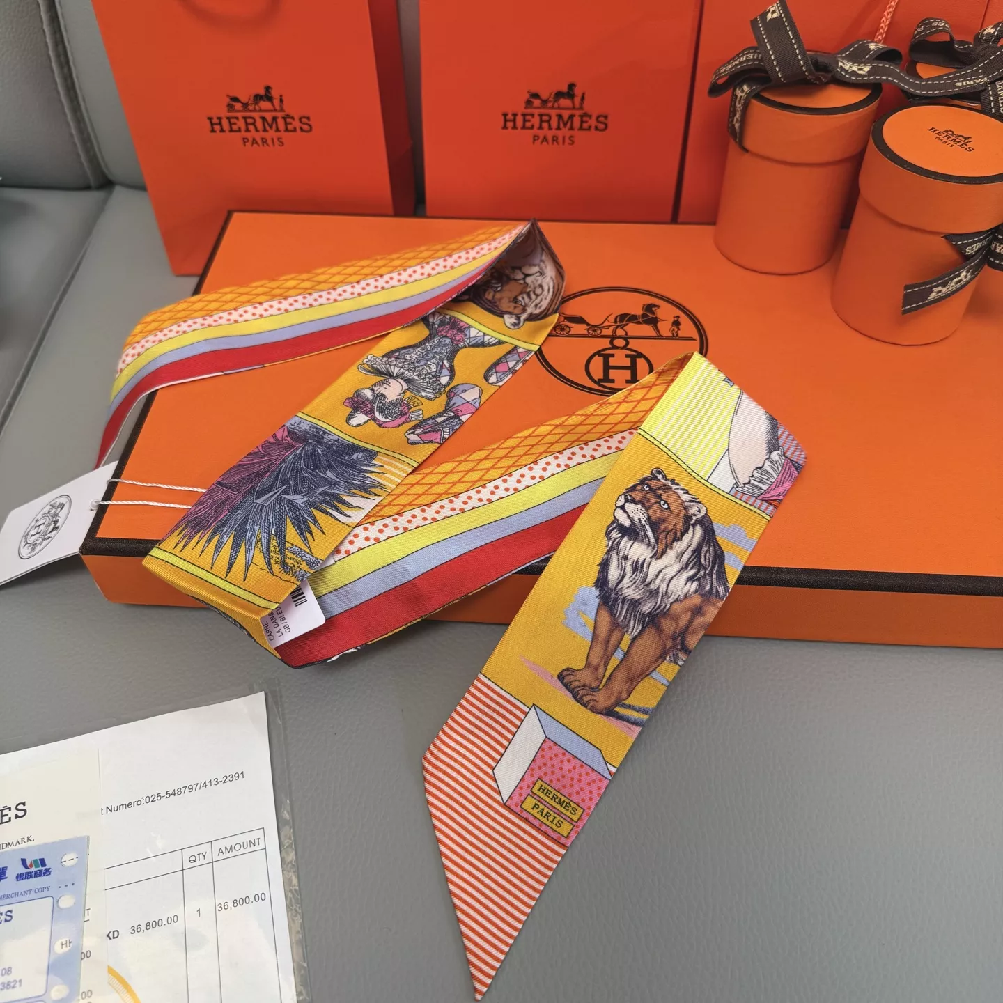 Flexible 1184 Hermes Silk Scarf