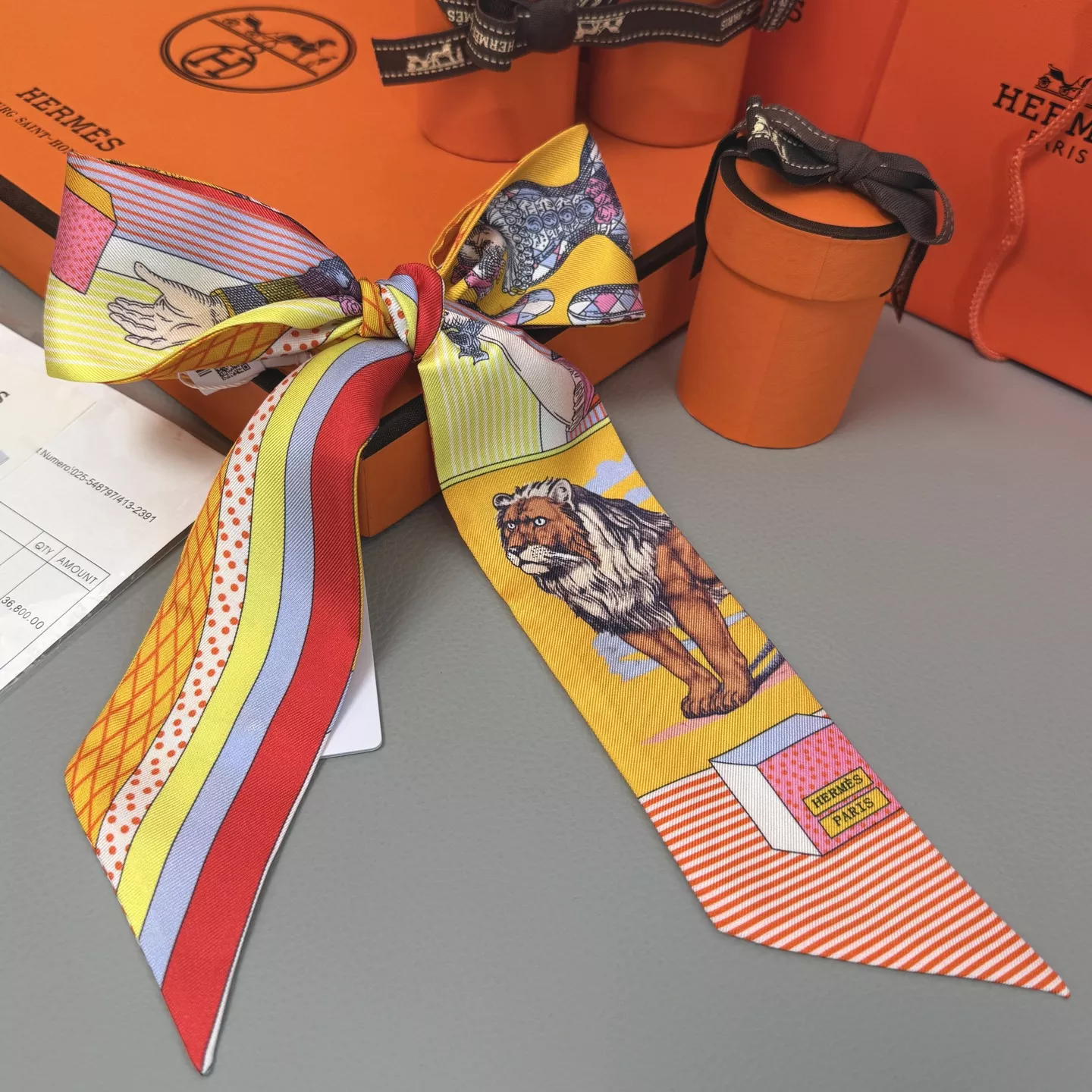 Flexible 1184 Hermes Silk Scarf - Image 3