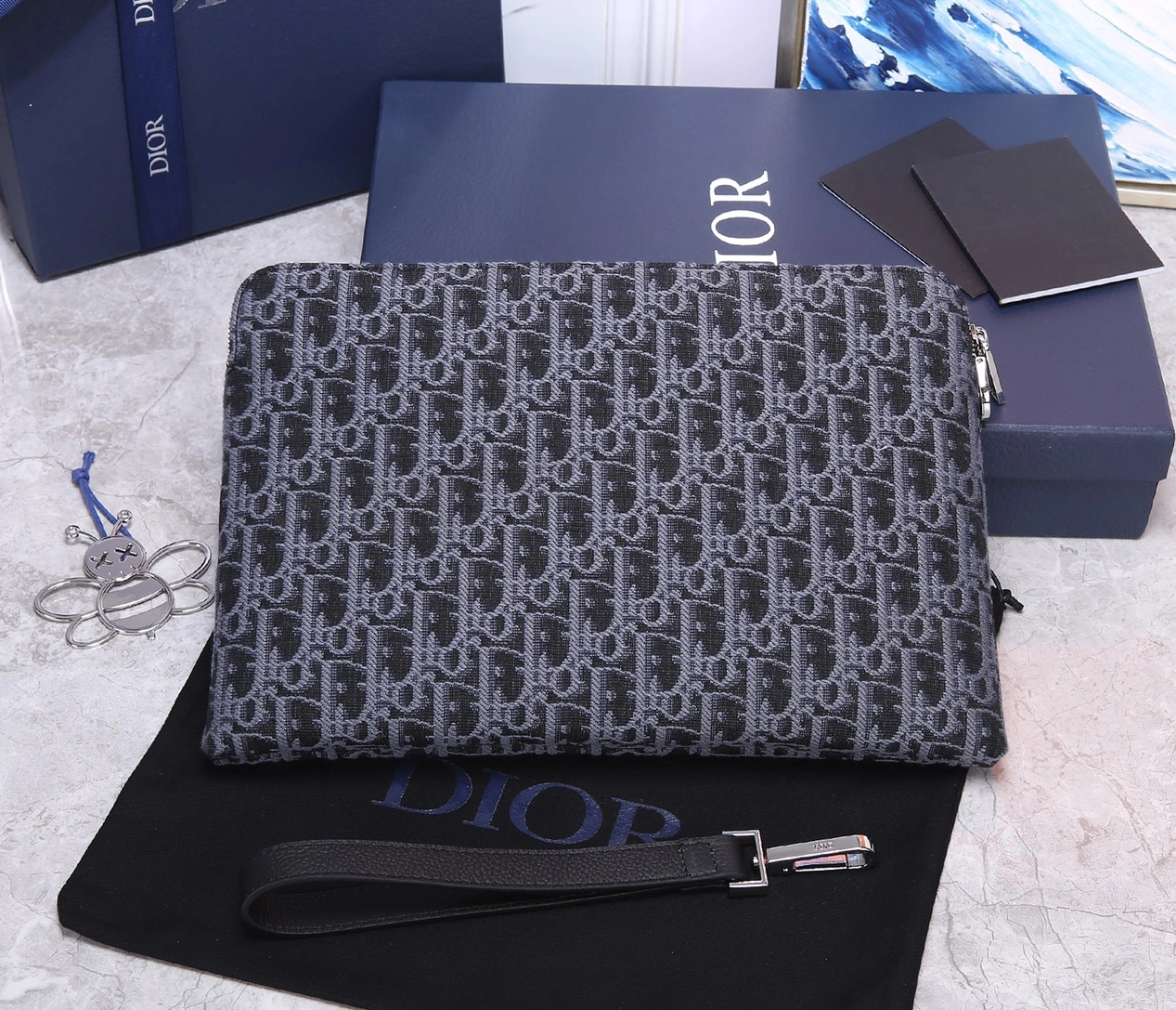 Flexible 4127 Christian Dior AAA Man Wallets