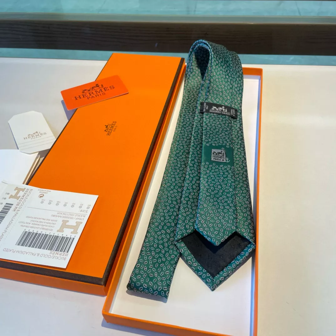 Functional 2875 Hermes Necktie - Image 5