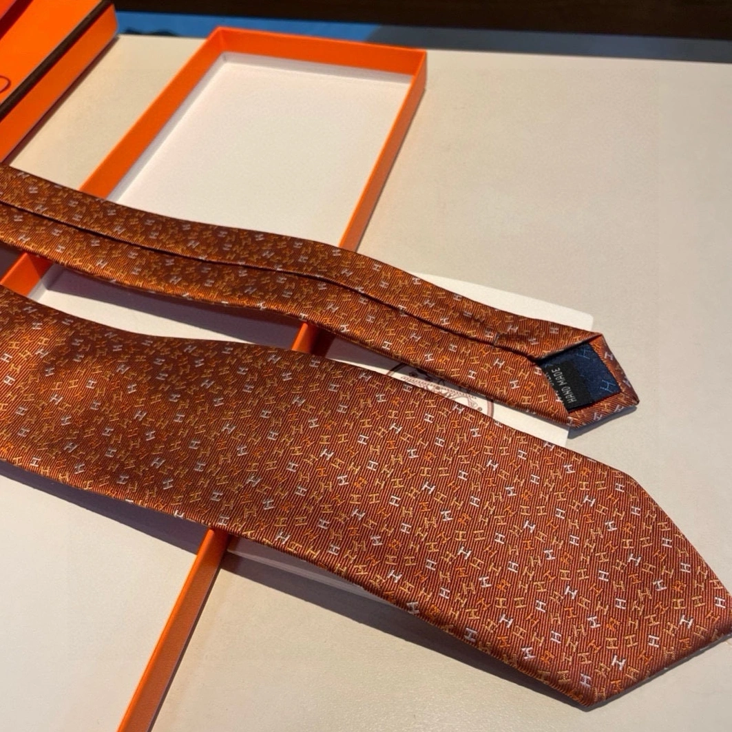 Hermes Necktie For Men BestValue 7229 - Image 5