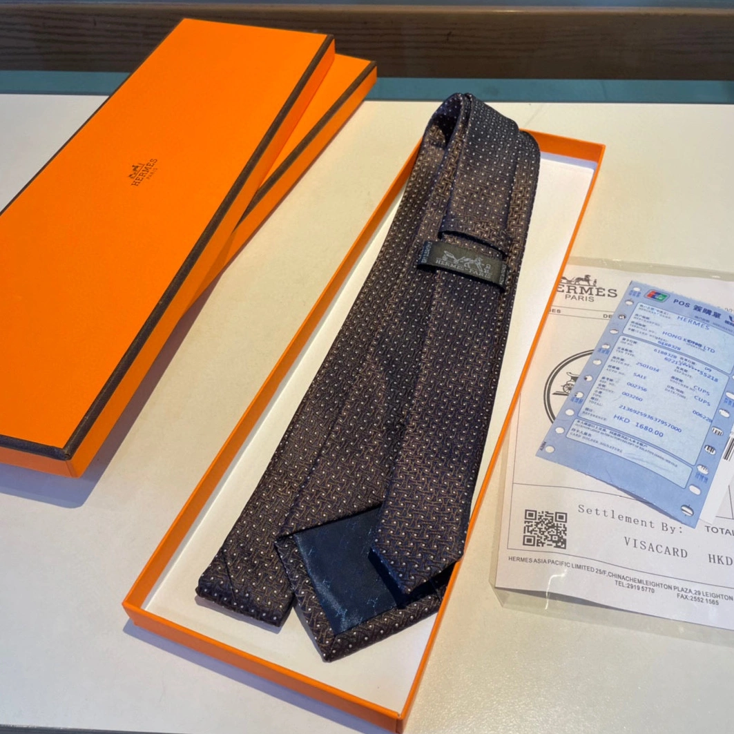 Hermes Necktie For Men Sophisticated 7185 - Image 6