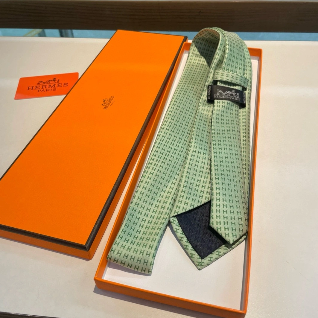 Hermes Necktie For Men WellDesigned 5292 - Image 7