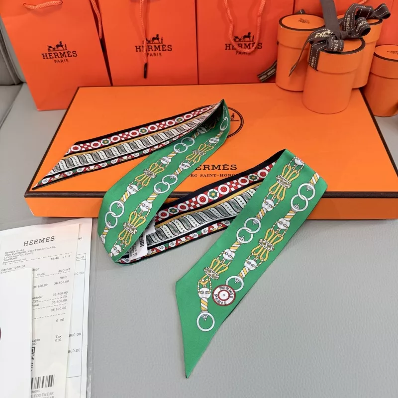 Hermes Silk Scarf Compact 7980 - Image 3