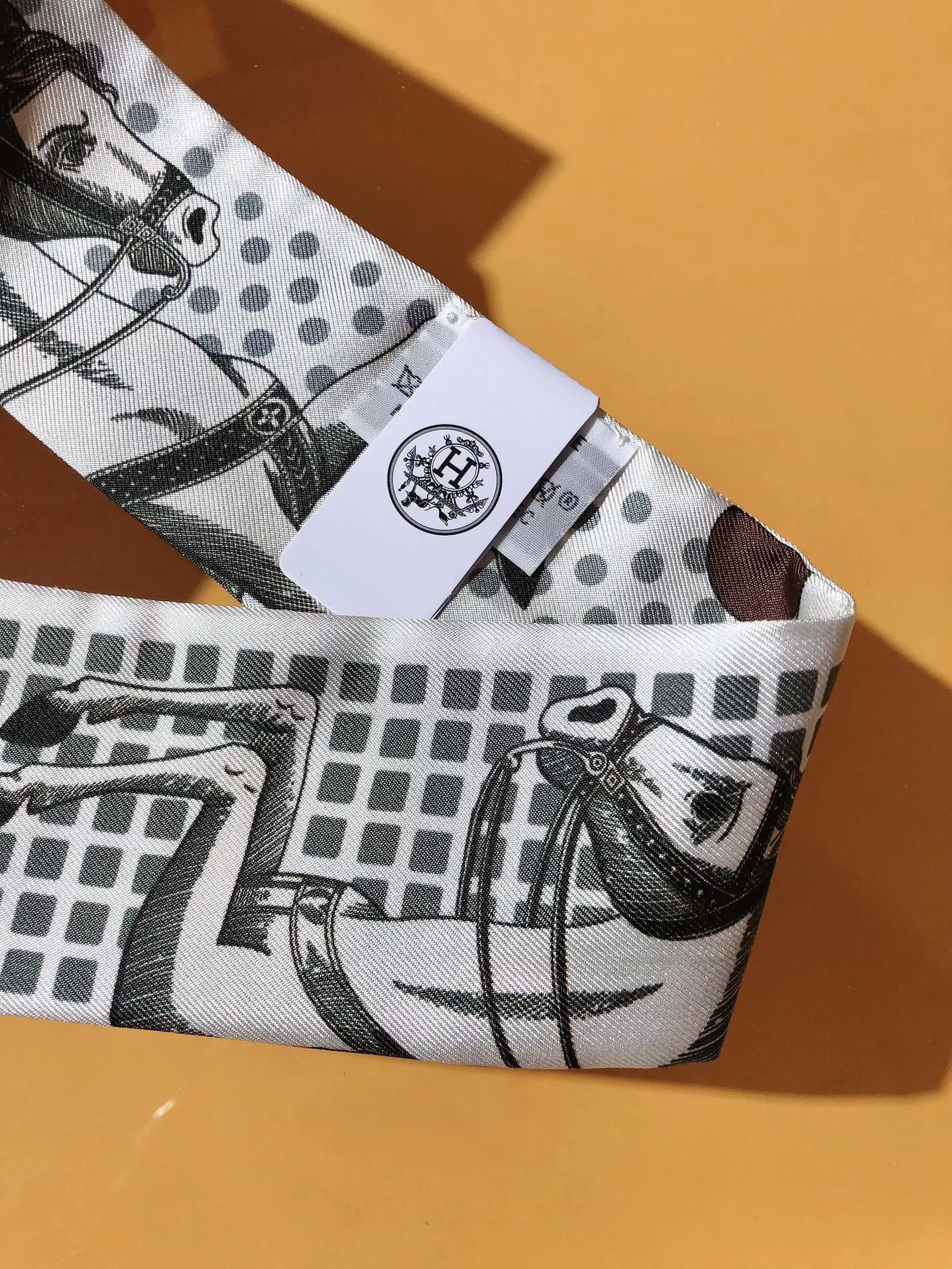 Hermes Silk Scarf Modern 5098 - Image 3