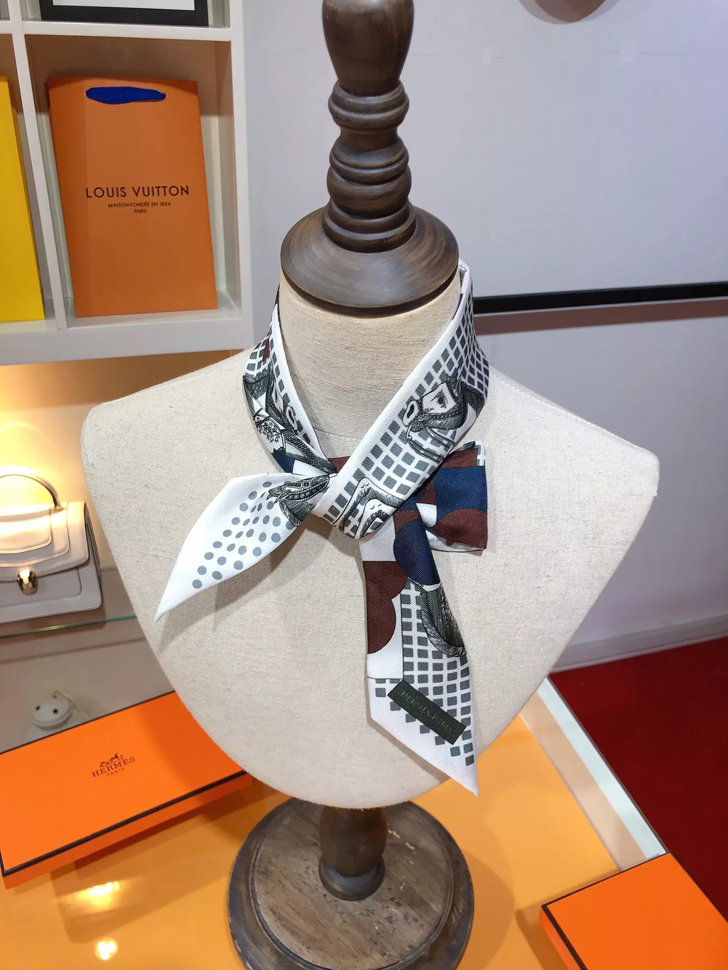 Hermes Silk Scarf Modern 5098 - Image 6