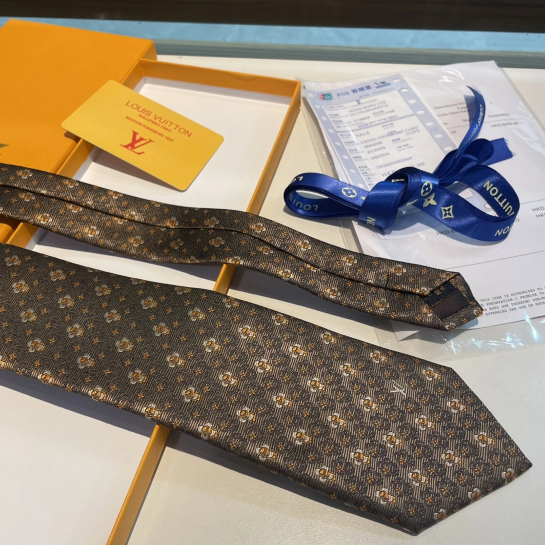 Lightweight 8306 Louis Vuitton LV Necktie For Men - Image 6