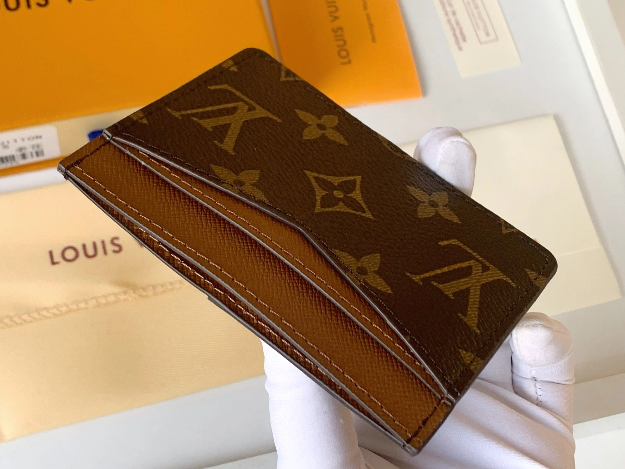 Louis Vuitton Card Case Practical 4185 - Image 5