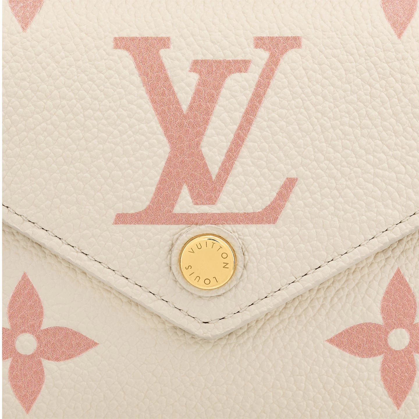Louis Vuitton Crème Rose Trianon M82062 Victorine Wallet - Image 4