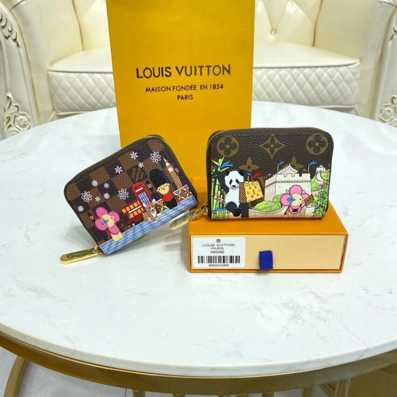11.0 x 8. Louis Vuitton Damier Ebene Zippy Coin Purse - Image 11
