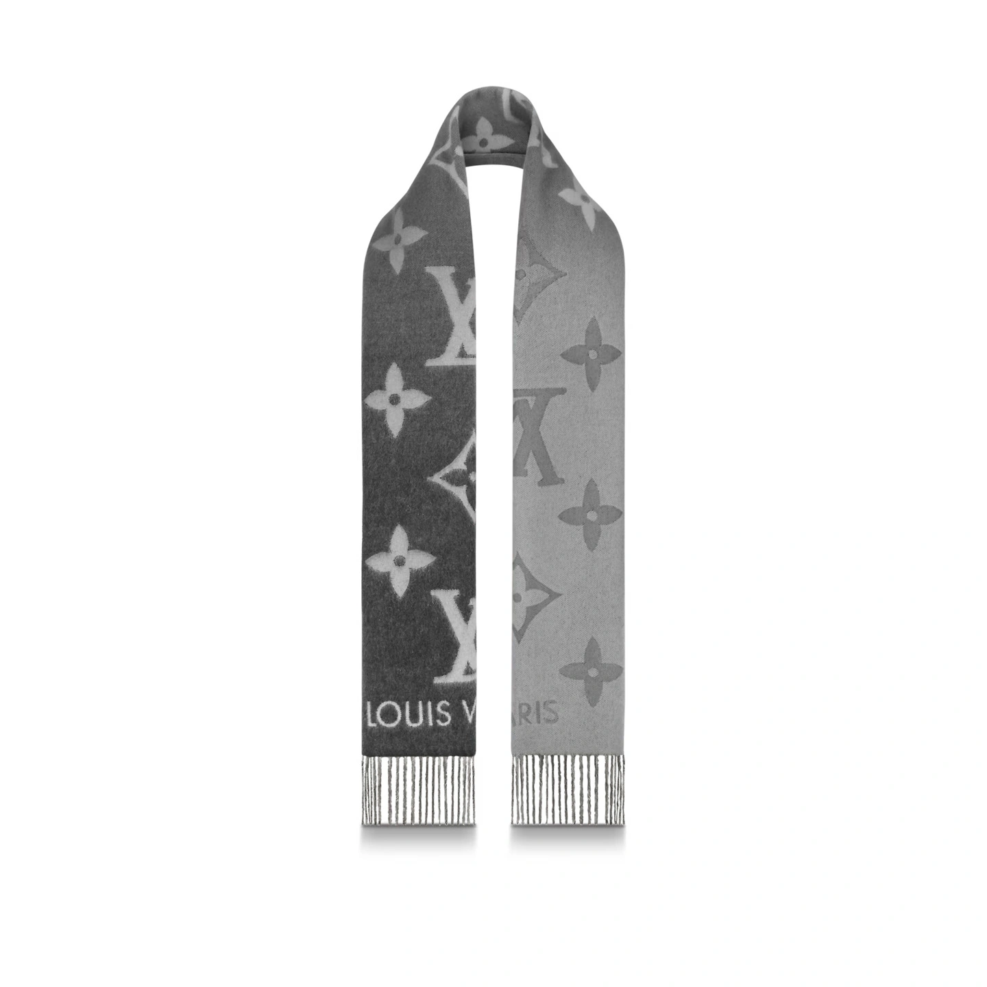 Louis Vuitton Grey M76336 Reykjavik Gradient Scarf - Image 3