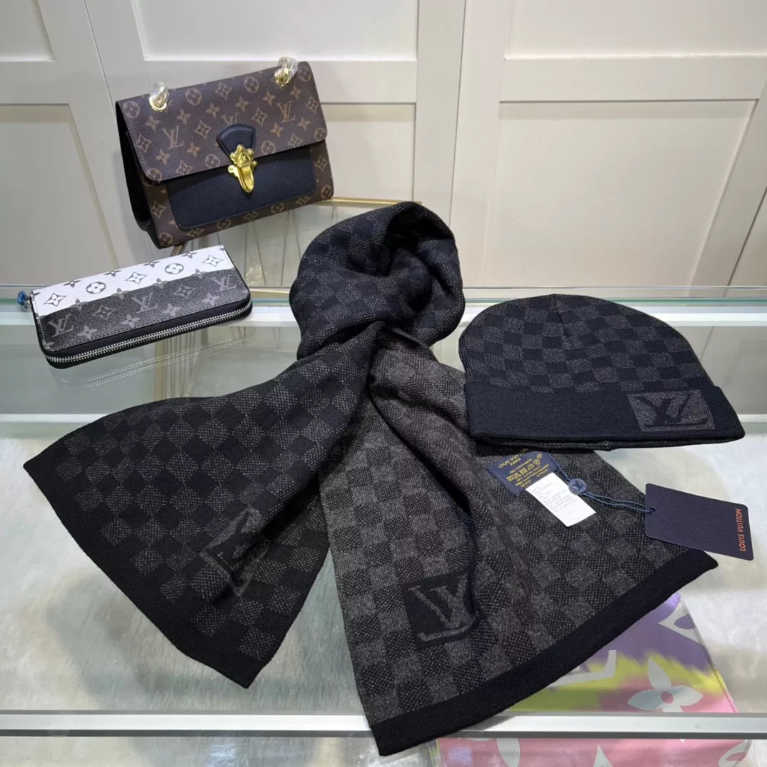 Louis Vuitton LV Hat and Scarf Set Reliable 3084 - Image 3