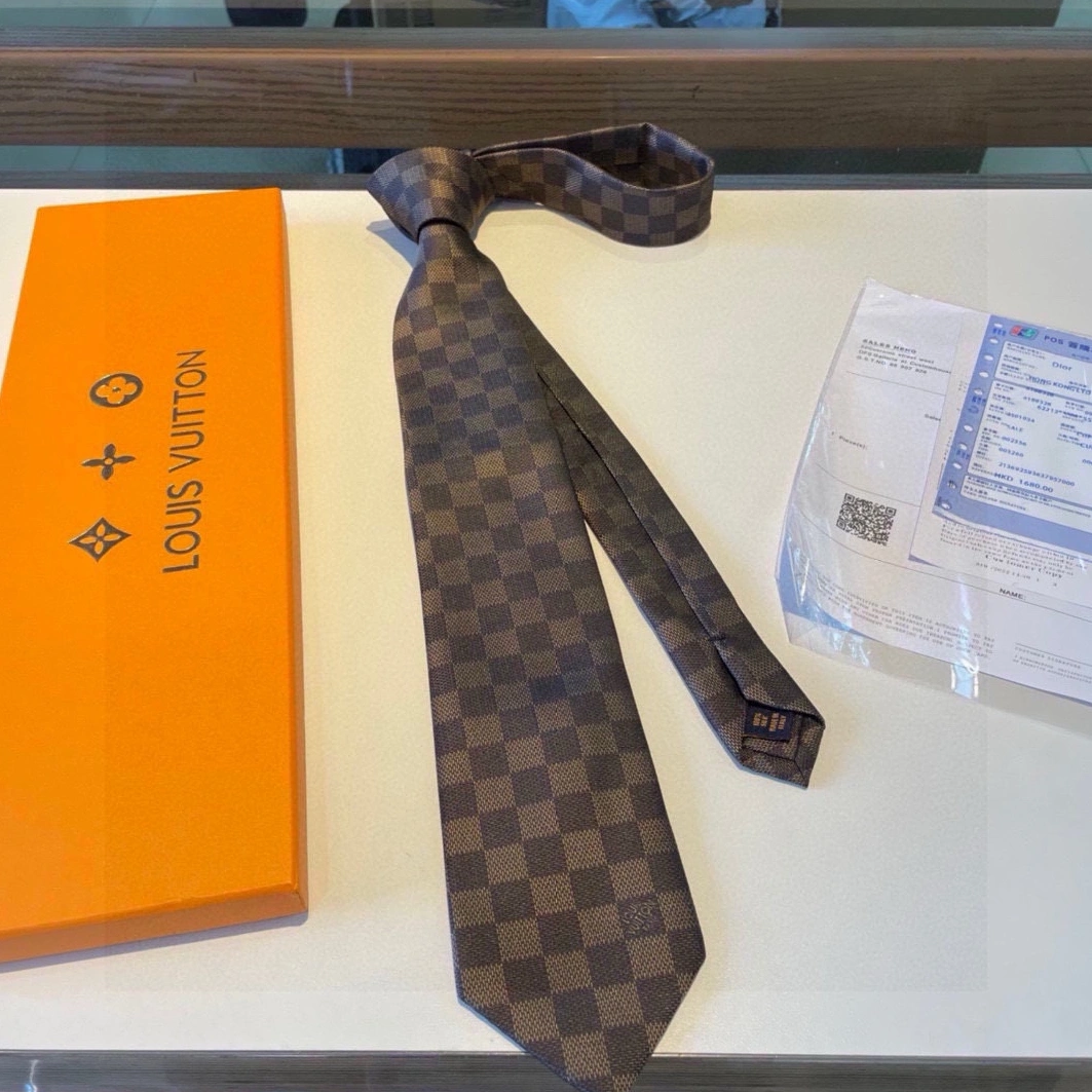 Louis Vuitton LV Necktie For Men Minimalist 9934
