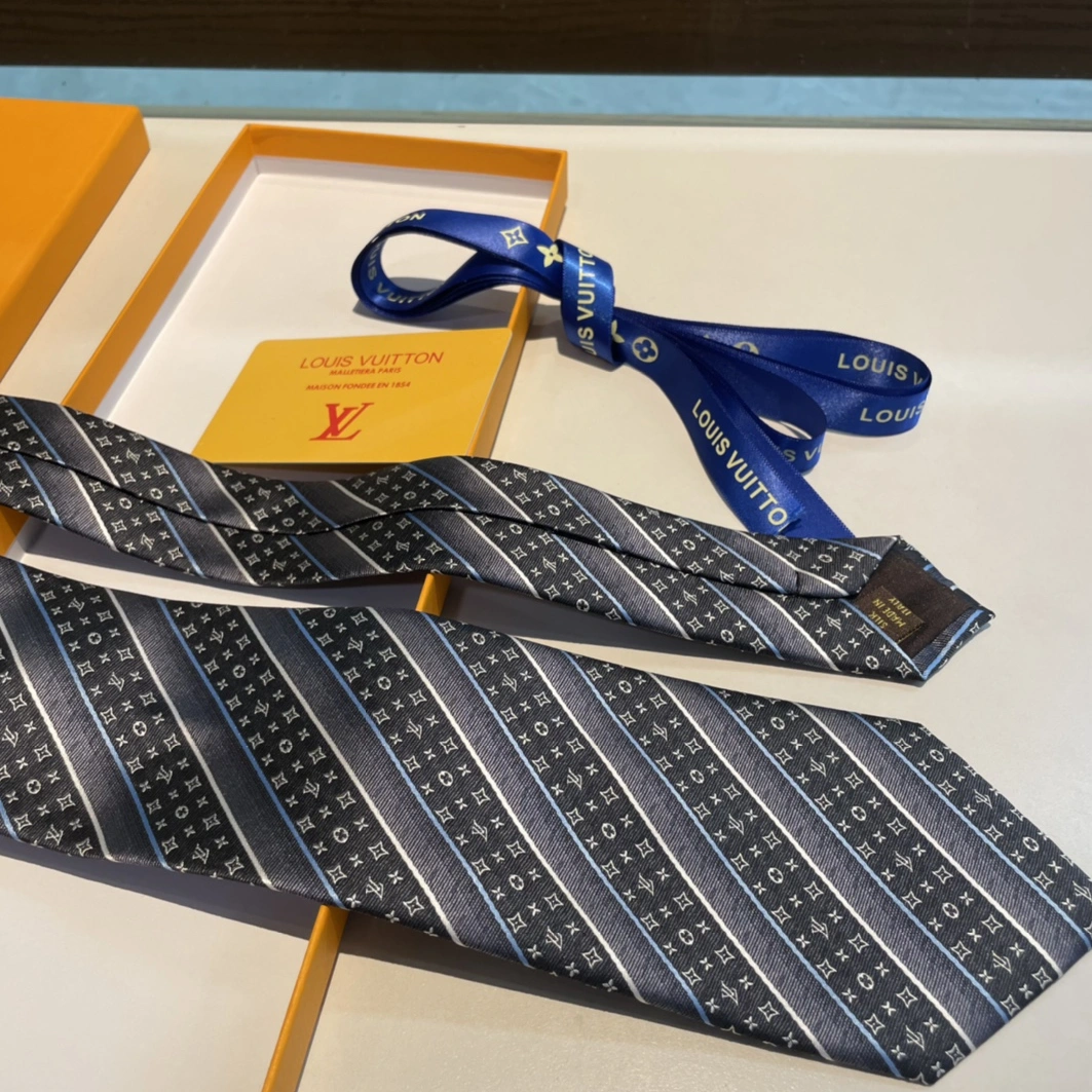 Louis Vuitton LV Necktie For Men Vibrant 7111 - Image 6