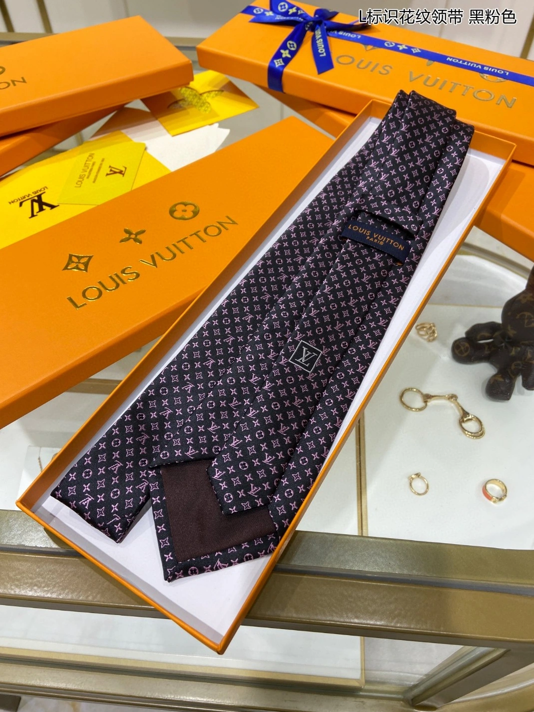 Louis Vuitton LV Necktie For Men WellDesigned 218 - Image 3