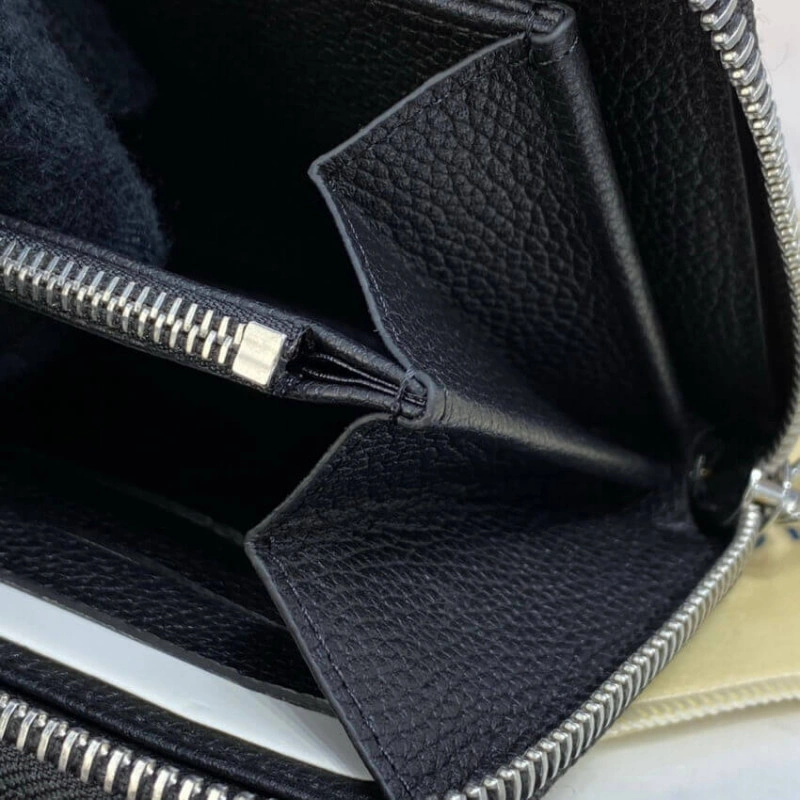 The Zippy Louis Vuitton Lockme Zippy Wallet Black - Image 8