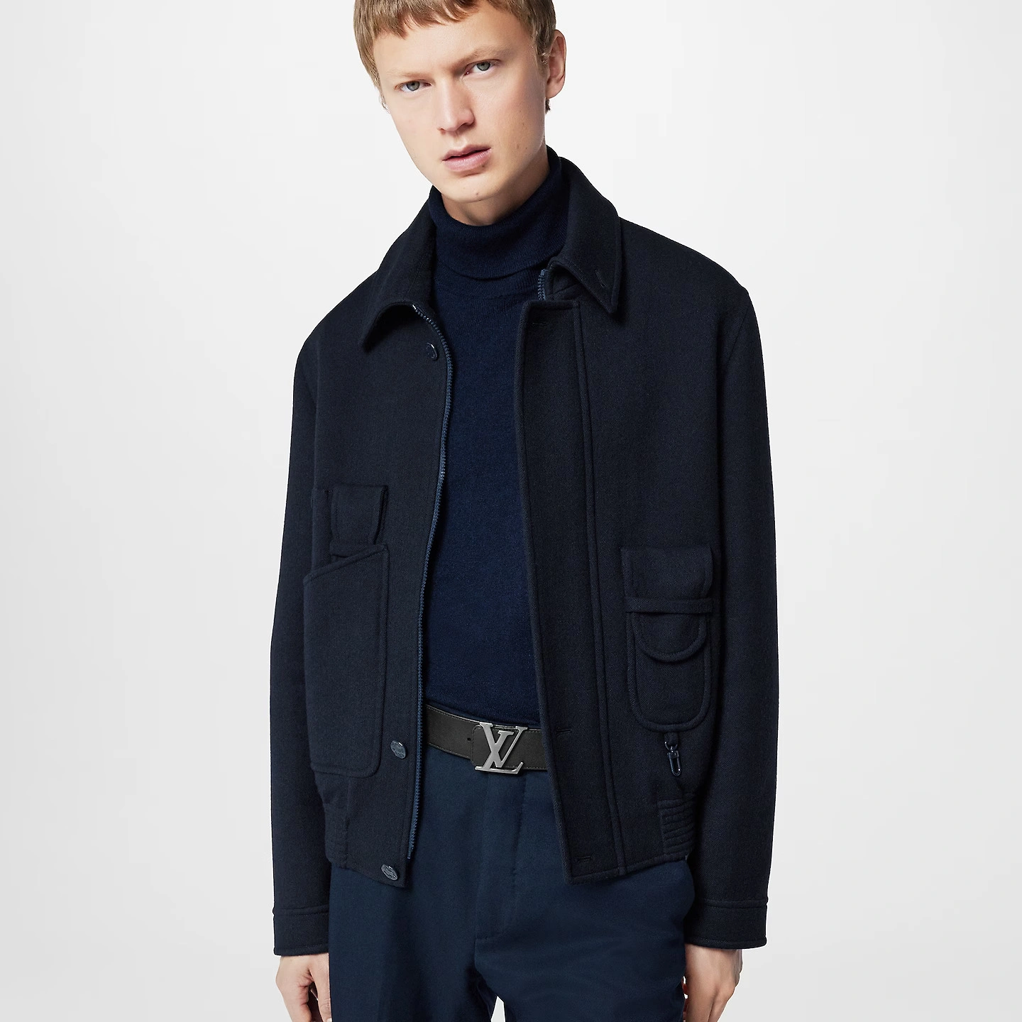 Louis Vuitton M0213U Graphite LV Initiales 40mm Reversible Belt - Image 4