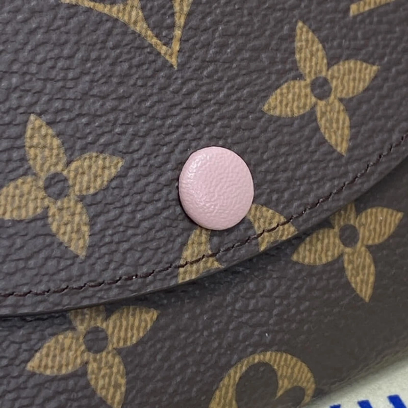 Pressstud Louis Vuitton Monogram Canvas Rosalie Coin Purse Pink - Image 6