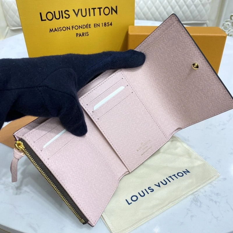 6 card sl Louis Vuitton Monogram Canvas Victorine Wallet - Image 8