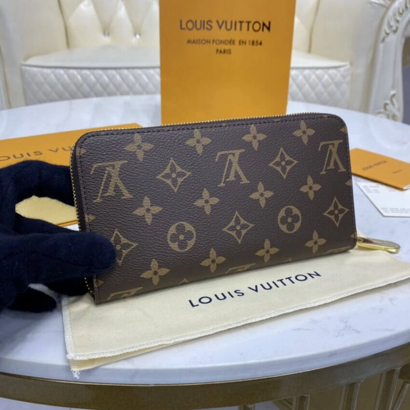 19.5 x 10 Louis Vuitton Monogram Zippy Wallet Pink - Image 3