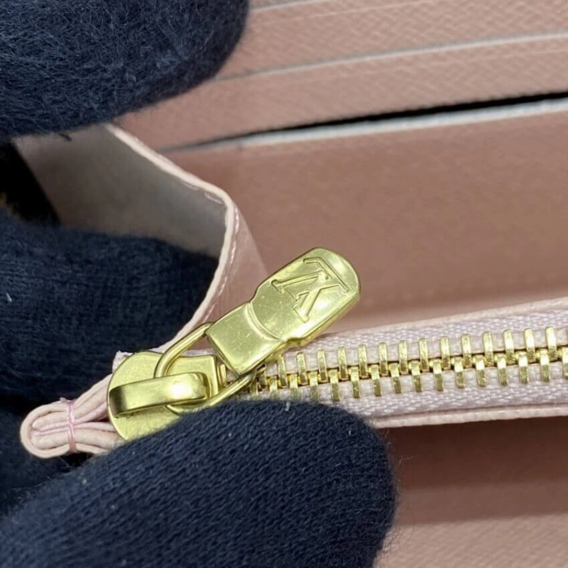 19.5 x 10 Louis Vuitton Monogram Zippy Wallet Pink - Image 8