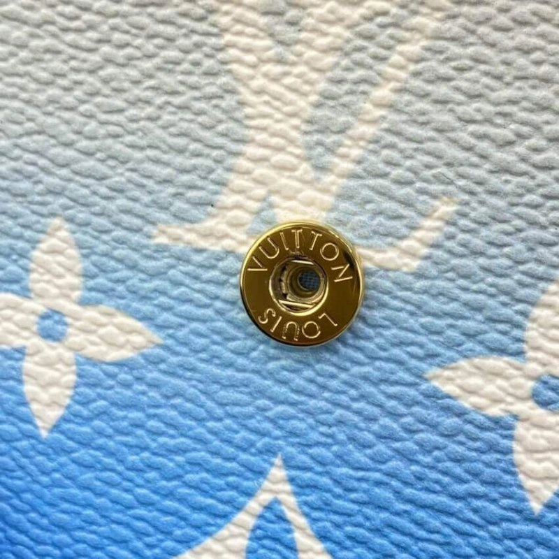 Goldcolou Louis Vuitton Victorine Wallet Blue - Image 7