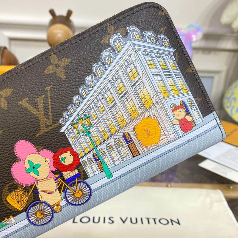 For the 20 Louis Vuitton Vivienne Holidays Monogram Zippy Wallet Pink - Image 5