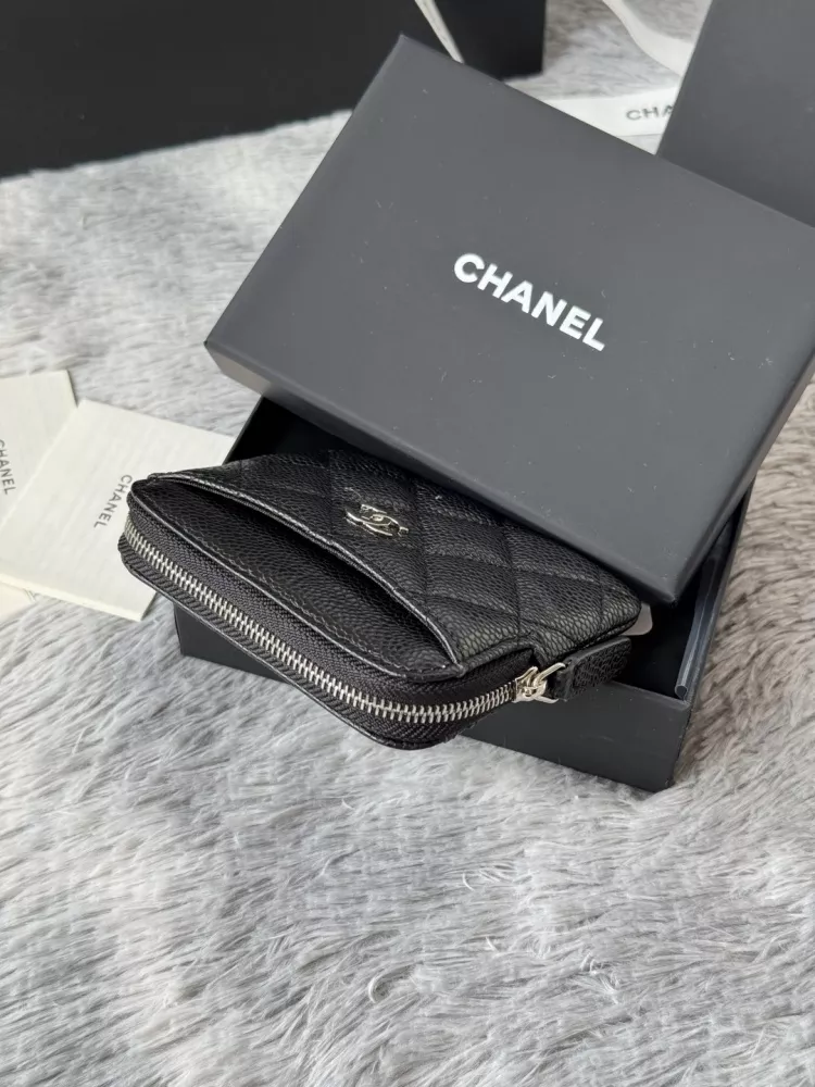 Resilient 9490 Chanel AAA Quality Wallets In Silver For Women - Image 3