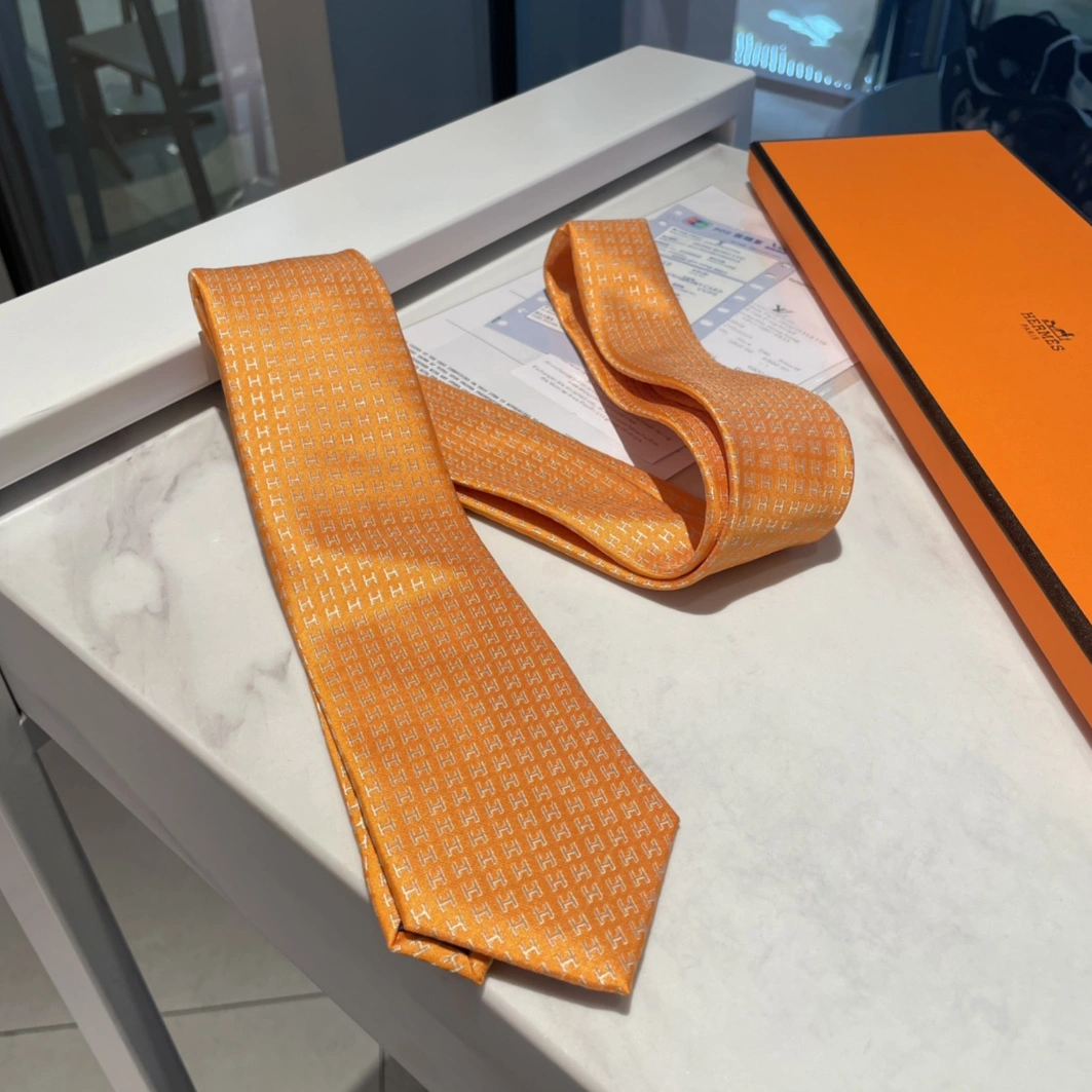Resilient 9490 Hermes Necktie For Men - Image 3