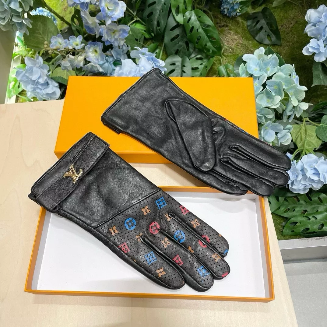 Sleek 4148 Louis Vuitton LV Gloves For Women - Image 3