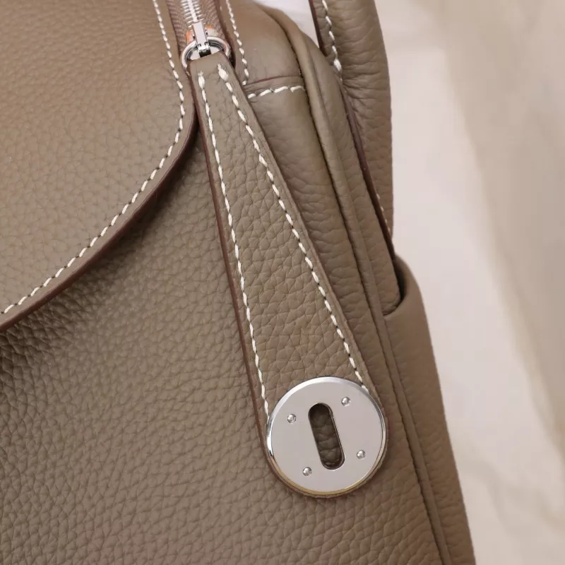 Stylish 547 Hermes AAA Quality Handbags In Silver For Women - Image 3