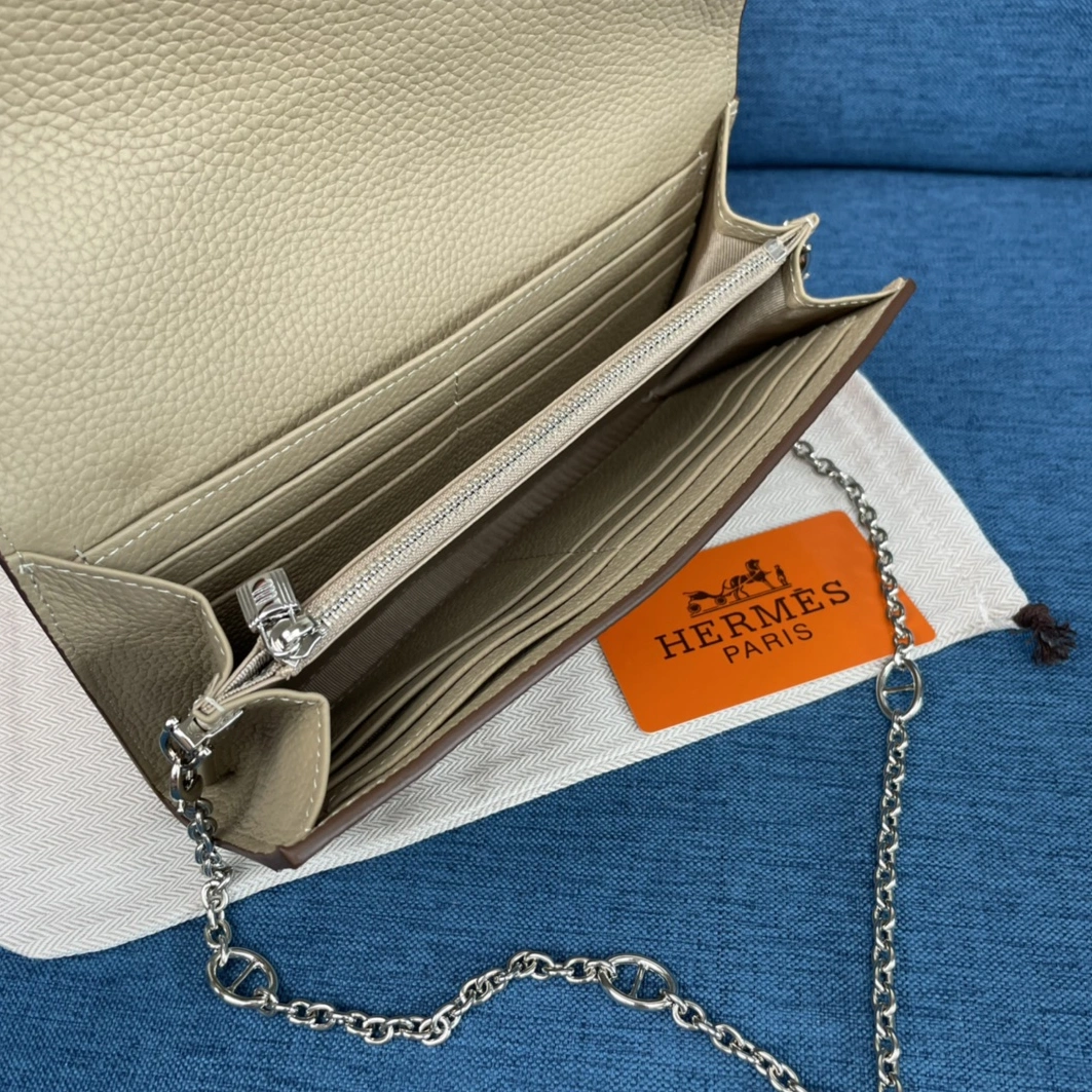 Trendy 6065 Hermes AAA Quality Wallets For Women - Image 3