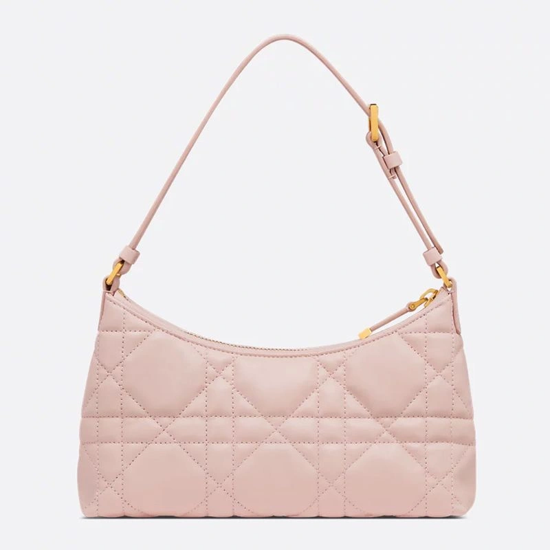 Trendy 7483 Mini Dior Miss Caro Cigale Bag In Macrocannage Lambskin Cherry - Image 3