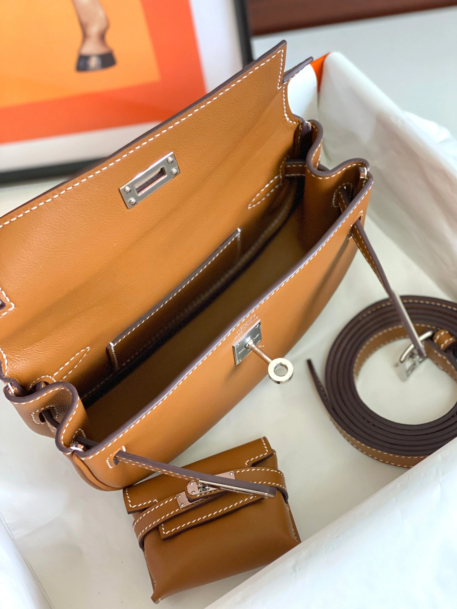 UrbanStyle 6430 Hermes AAA Quality Belt Bags For Women - Image 8