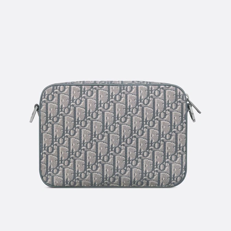 UrbanStyle 8252 Dior Saddle Triple Pouch In Oblique Motif Canvas Grey - Image 3