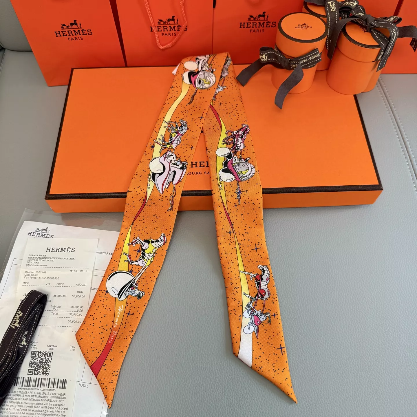 Vibrant 4092 Hermes Silk Scarf