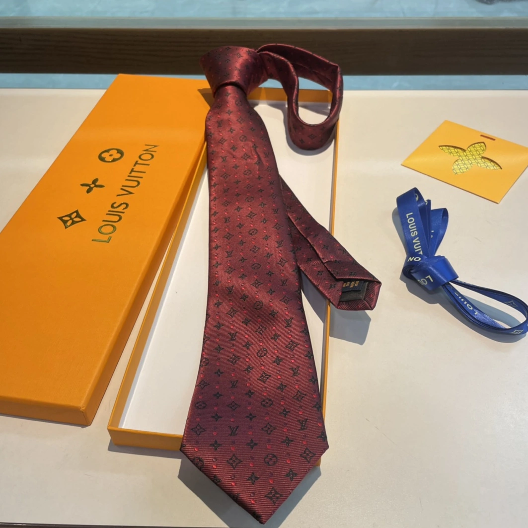 Vibrant 6535 Louis Vuitton LV Necktie For Men