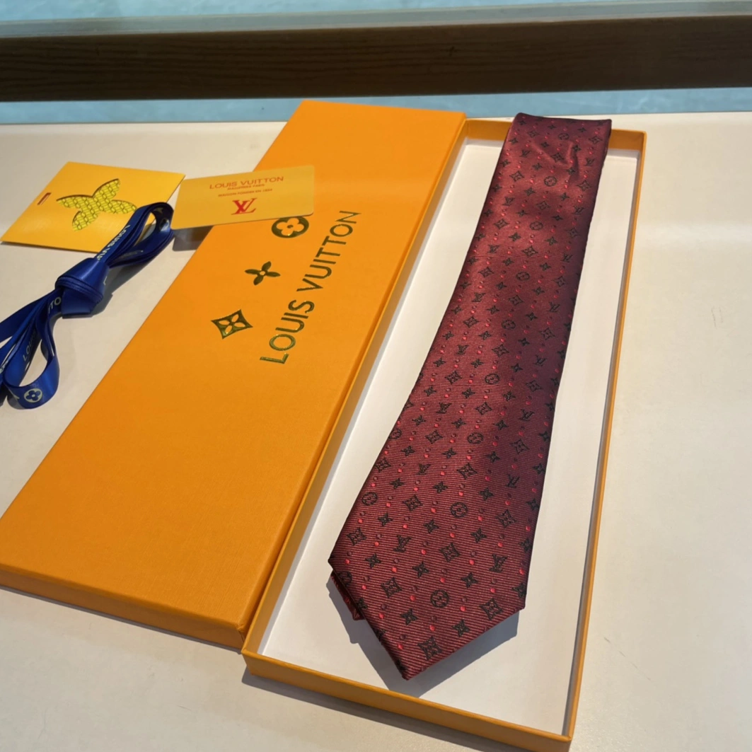 Vibrant 6535 Louis Vuitton LV Necktie For Men - Image 8